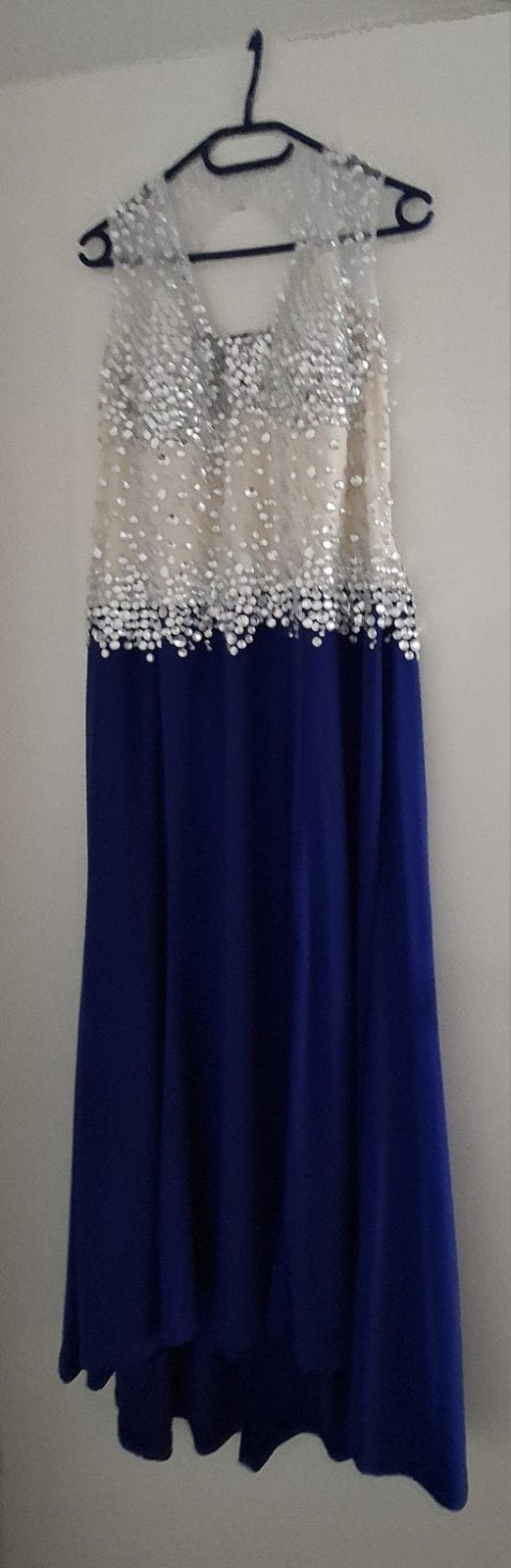 Avondjurk maat 42, Ophalen, Galajurk, Blauw, Maat 42/44 (L)