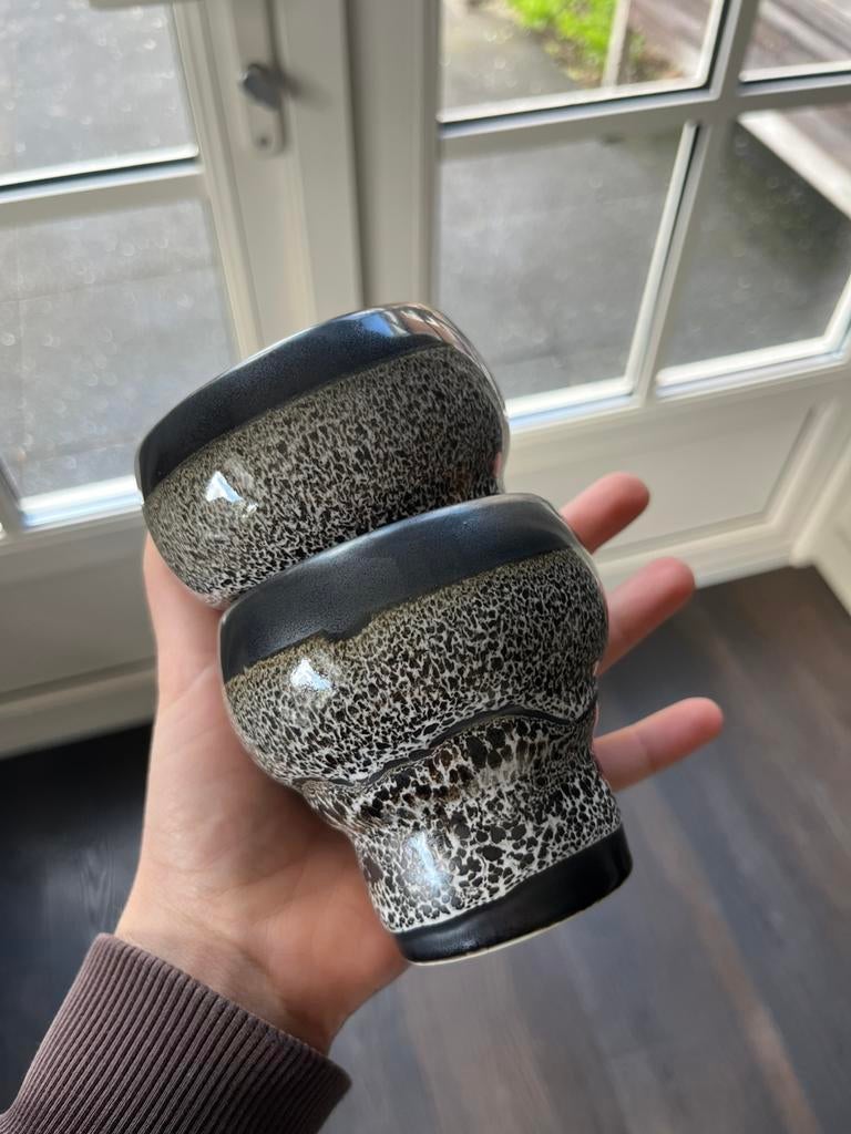 4x HK living lungo mugs, Huis en Inrichting, Keuken | Servies, Ophalen, Keramiek, Nieuw, Overige stijlen