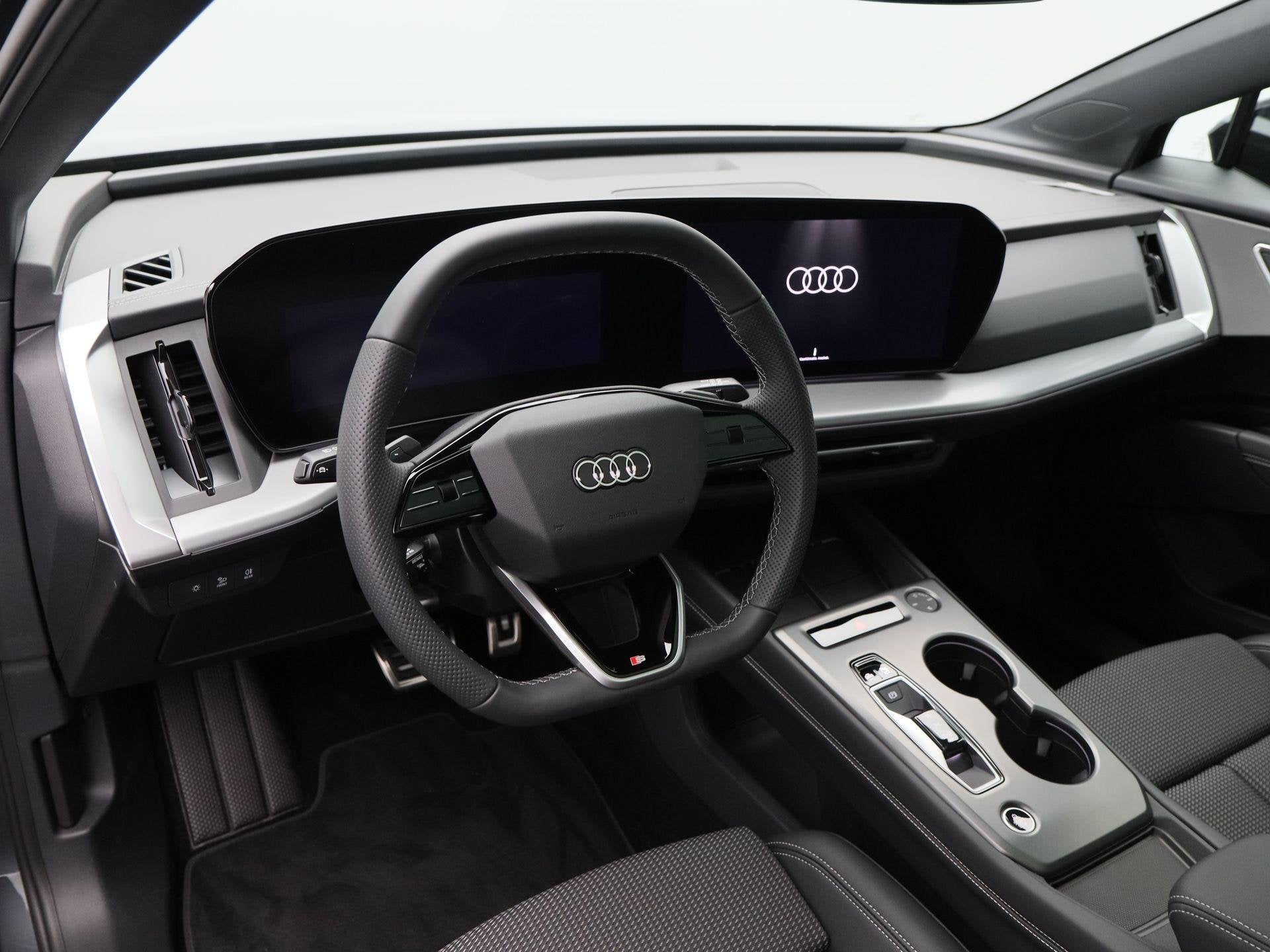 Audi Q4 S edition e-tron 45 | 82 kWh | 286 PK | 21 inch velg, Auto's, Automaat, Achterwielaandrijving, 510 min, Zwart