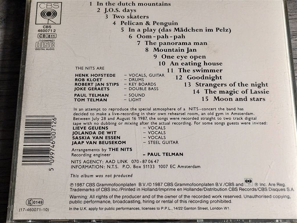 The Nits - In The Dutch Mountains, Ophalen of Verzenden, Zo goed als nieuw