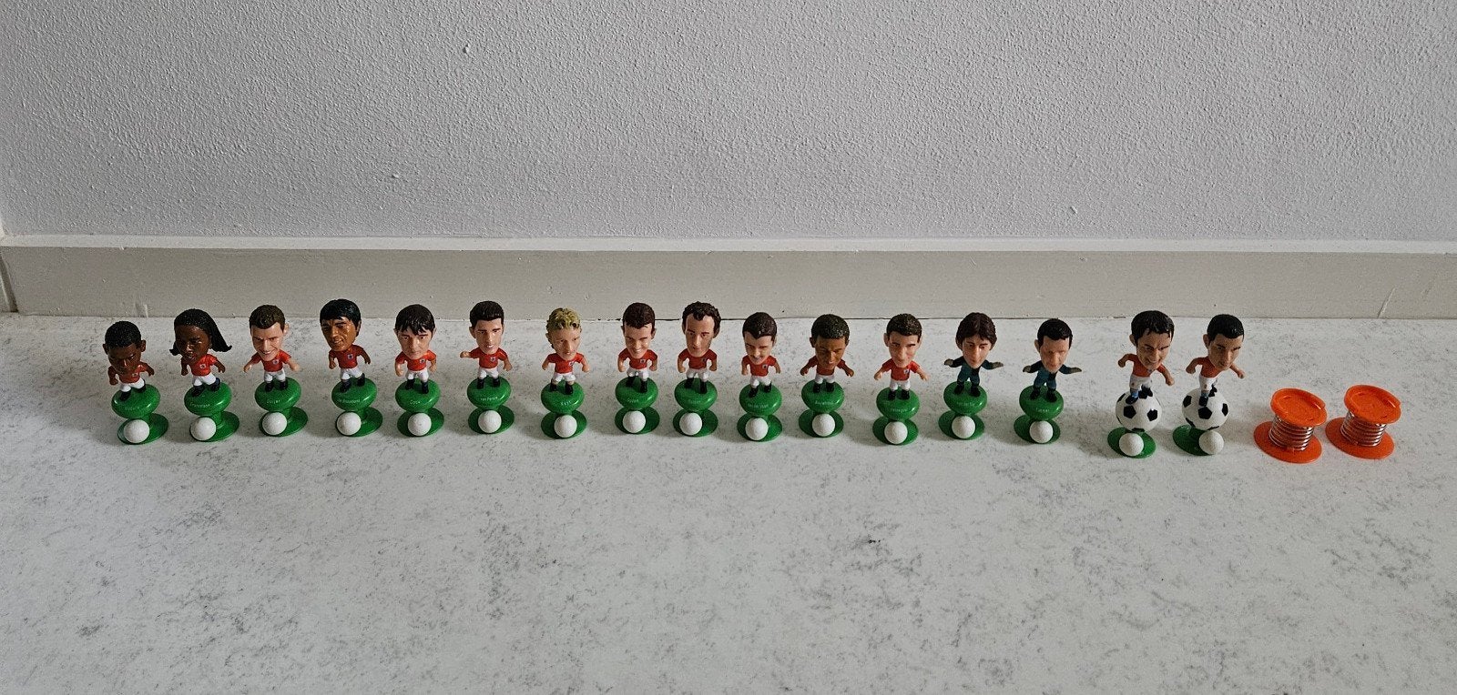 Nederlands elftal voetbalpoppetjes (WK 2006 en EK 2008), Ophalen of Verzenden, Zo goed als nieuw, Overige binnenlandse clubs, Beeldje of Poppetje