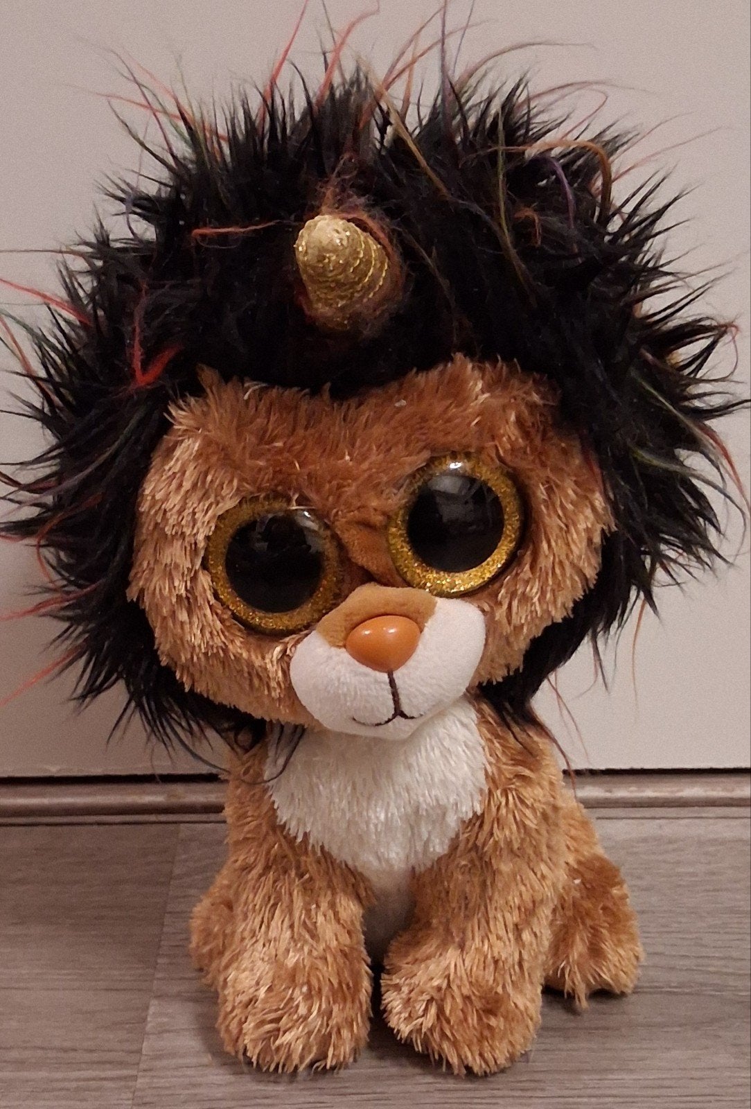 ty beanie boo leeuw Ramsey 24 cm, Overige karakters, Ophalen of Verzenden, Zo goed als nieuw, Middelgroot (20 tot 80 cm)