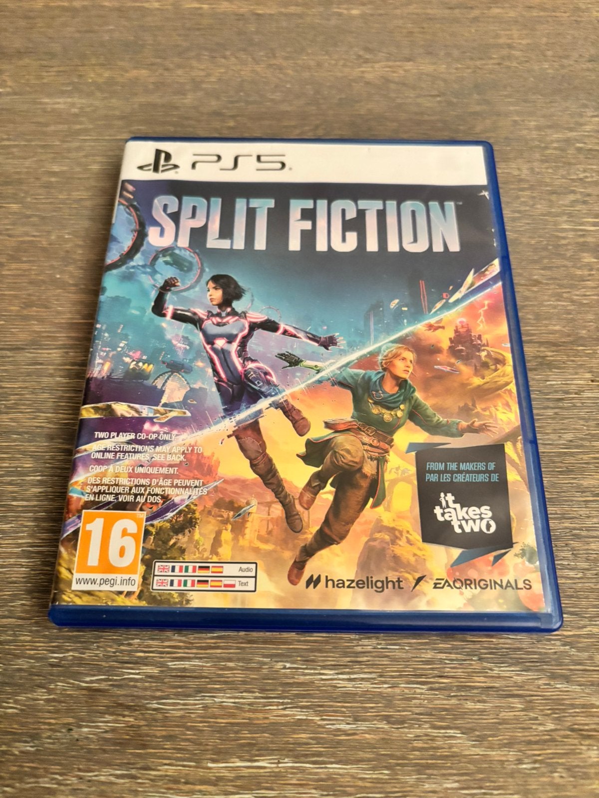 Split Fiction PS5 - Krasvrij - Zo goed als nieuw, Ophalen of Verzenden, Zo goed als nieuw
