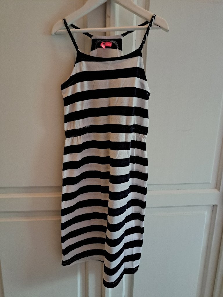 gestreepte jurk (Girls) 128, Kinderen en Baby's, Kinderkleding | Maat 128, Gebruikt, Meisje, Ophalen of Verzenden, Jurk of Rok