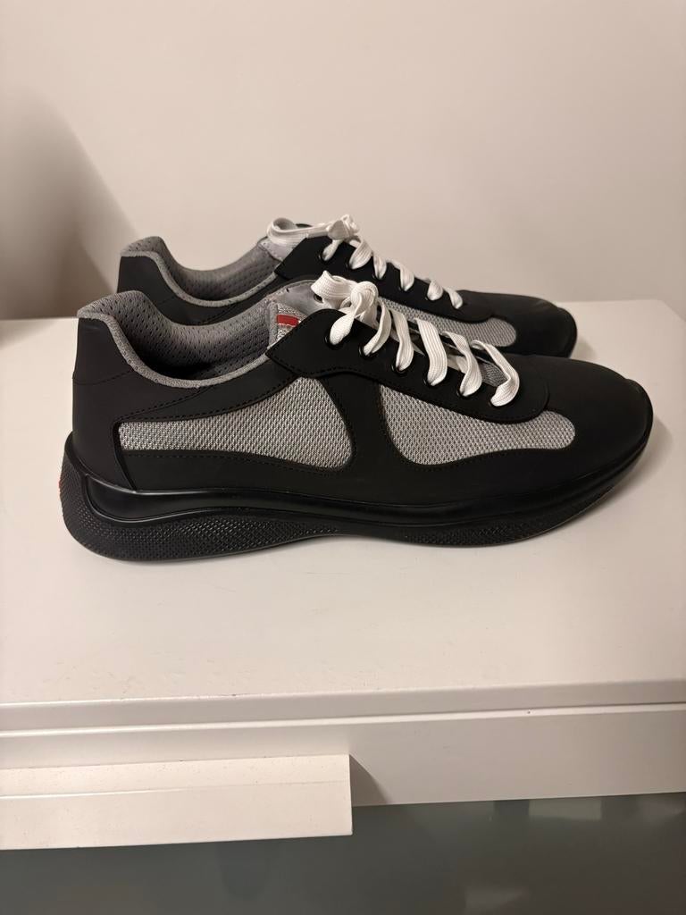 Prada America’s cup Sneakers Maat 45 - Zo goed als nieuw, Kleding | Heren, Schoenen, Ophalen of Verzenden, Zo goed als nieuw, Zwart
