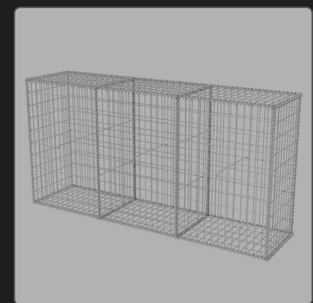 Tuinelement Recht - Gaashekwerk voor Tuin, Tuin en Terras, Tuinhekken en Hekwerk, Ophalen, Gebruikt, IJzer, Gaashekwerk