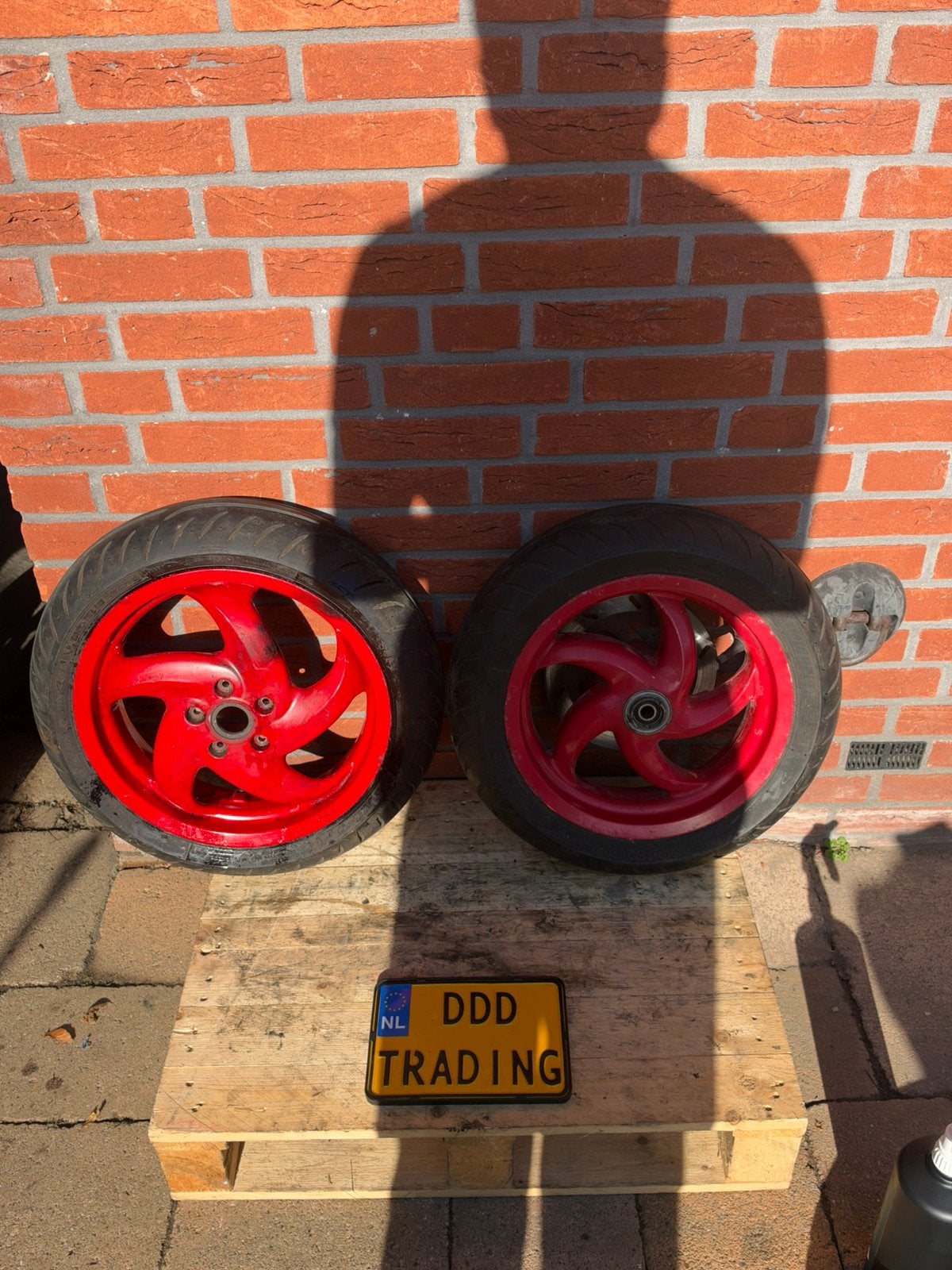 Dubbeldisk velgenset gilera runner 125 180, Ophalen of Verzenden