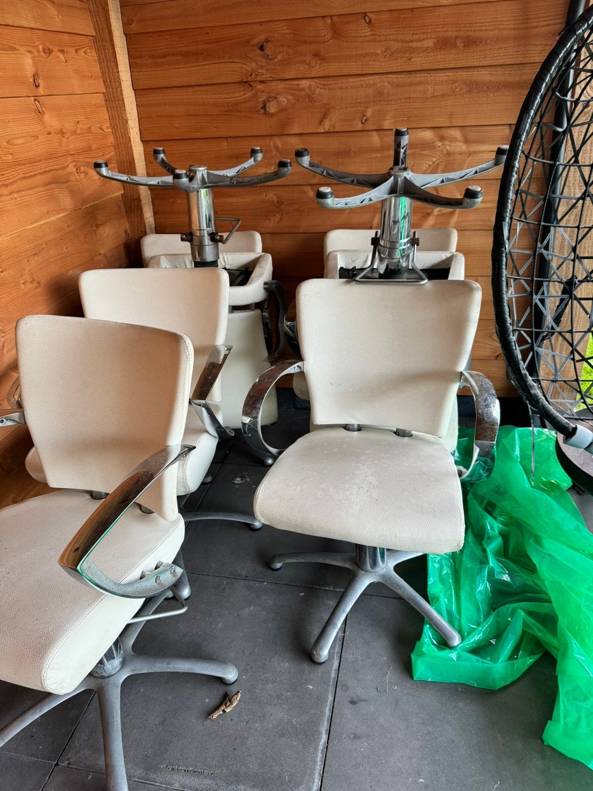 Kapperstoelen hij moet weg, Huis en Inrichting, Stoelen, Ophalen of Verzenden