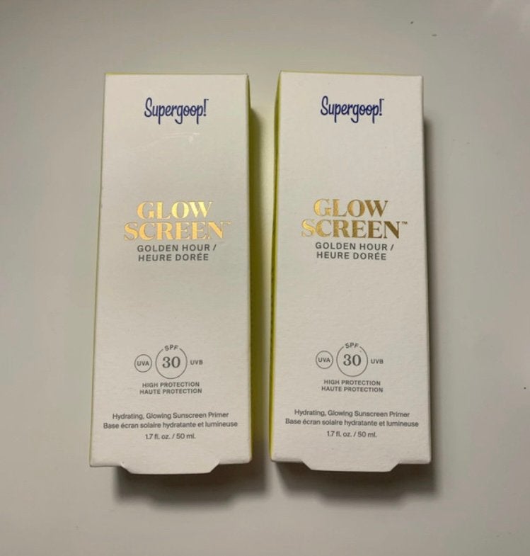 Supergoop! glow screen sunscreen golden hour, Verzenden, Nieuw, Gehele gezicht, Verzorging