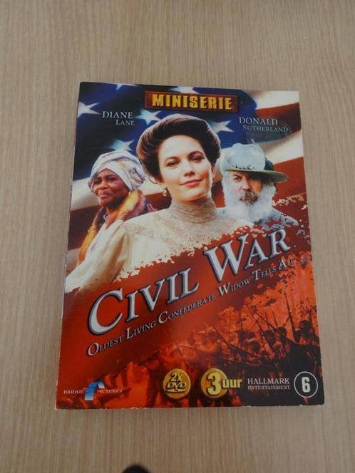 Civil War - 2DVD - miniserie - Donald Sutherland, Diane Lane, Vanaf 6 jaar, Ophalen of Verzenden, Zo goed als nieuw, Waargebeurd drama