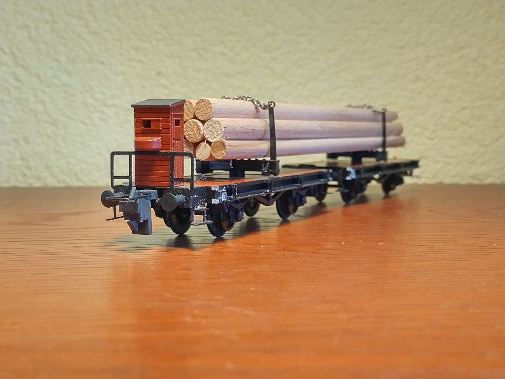 Trix Express 3443 - Langhoutwagons, Gelijkstroom, Trix, Wagon, Ophalen of Verzenden