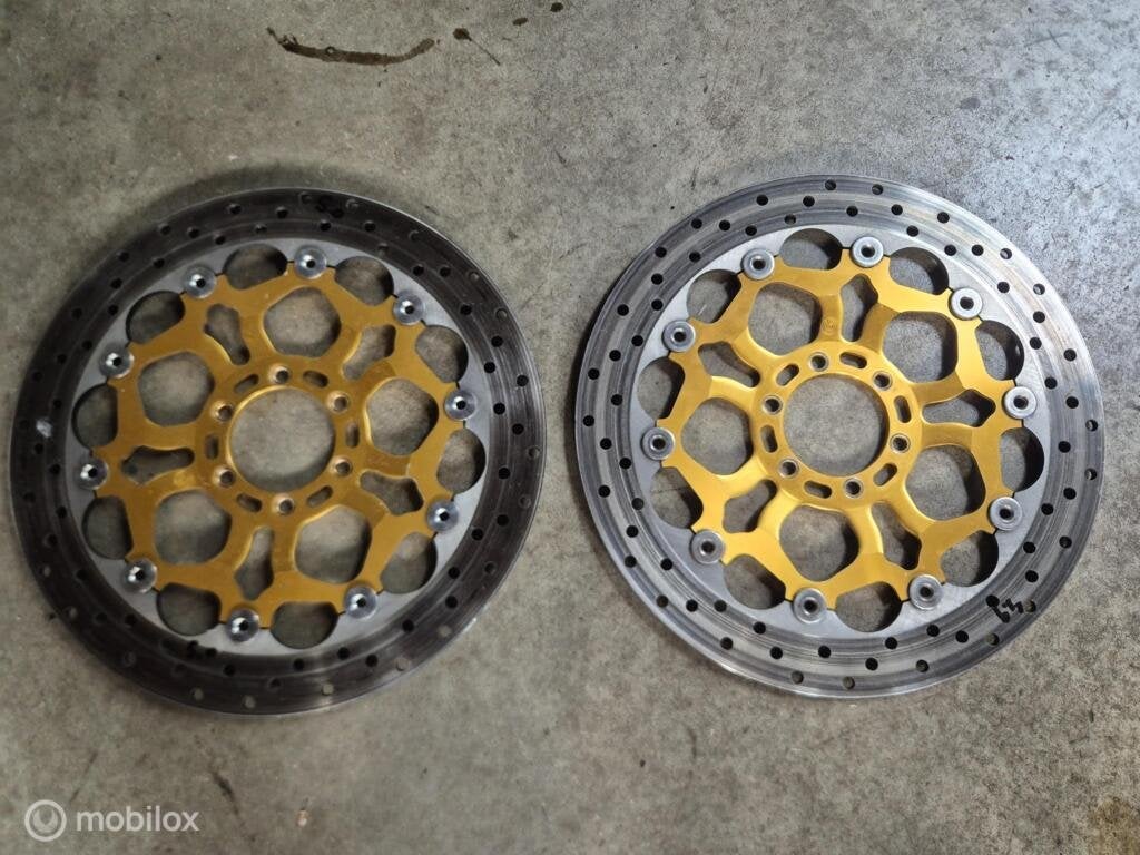 Brembo snowflake remschijven 748 916 996 998 ST4s Monster SS, Gebruikt, Factorystore.service@ducati.com, Ophalen of Verzenden