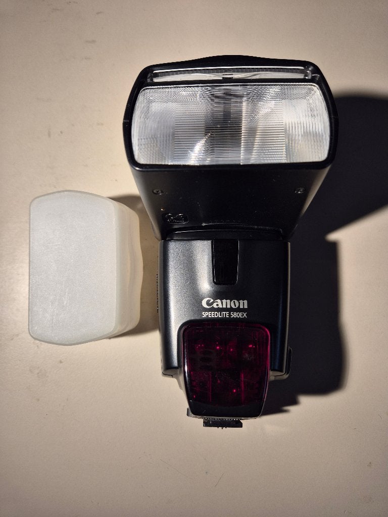 Canon Speedlite 580ex, Audio, Tv en Foto, Canon, Externe flitser, Ophalen of Verzenden, Gebruikt