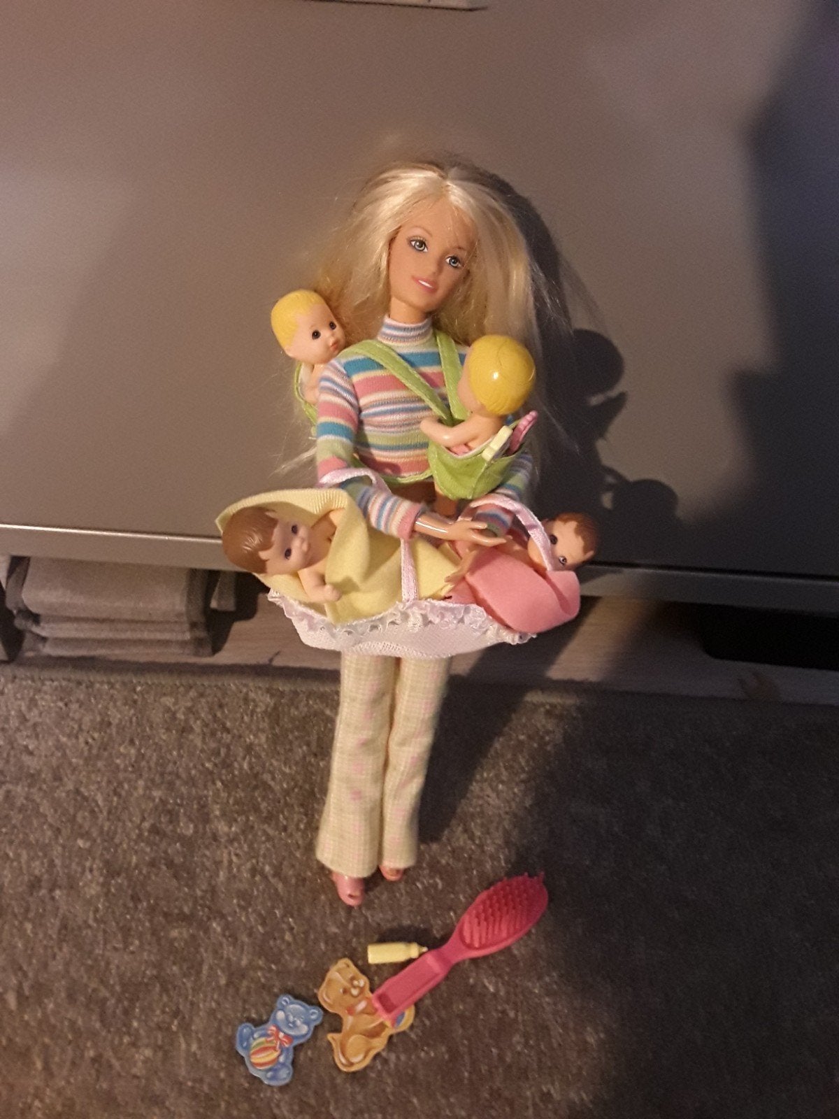 Barbie Teen Skipper Babysitter met 4 baby's, Ophalen of Verzenden, Gebruikt