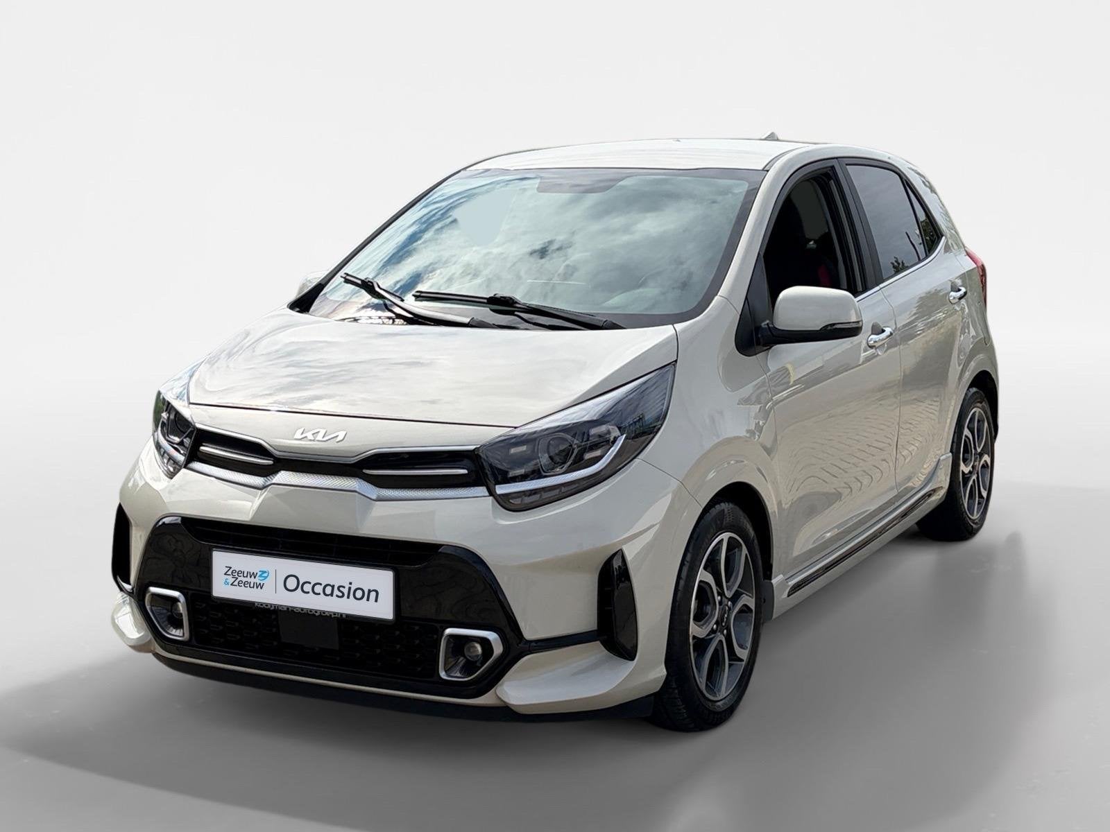 Kia Picanto 1.0 DPi GT-Line | Lederen bekleding | Achteruitr, Auto's, Voorwielaandrijving, 12 maanden, Gebruikt, 4 stoelen