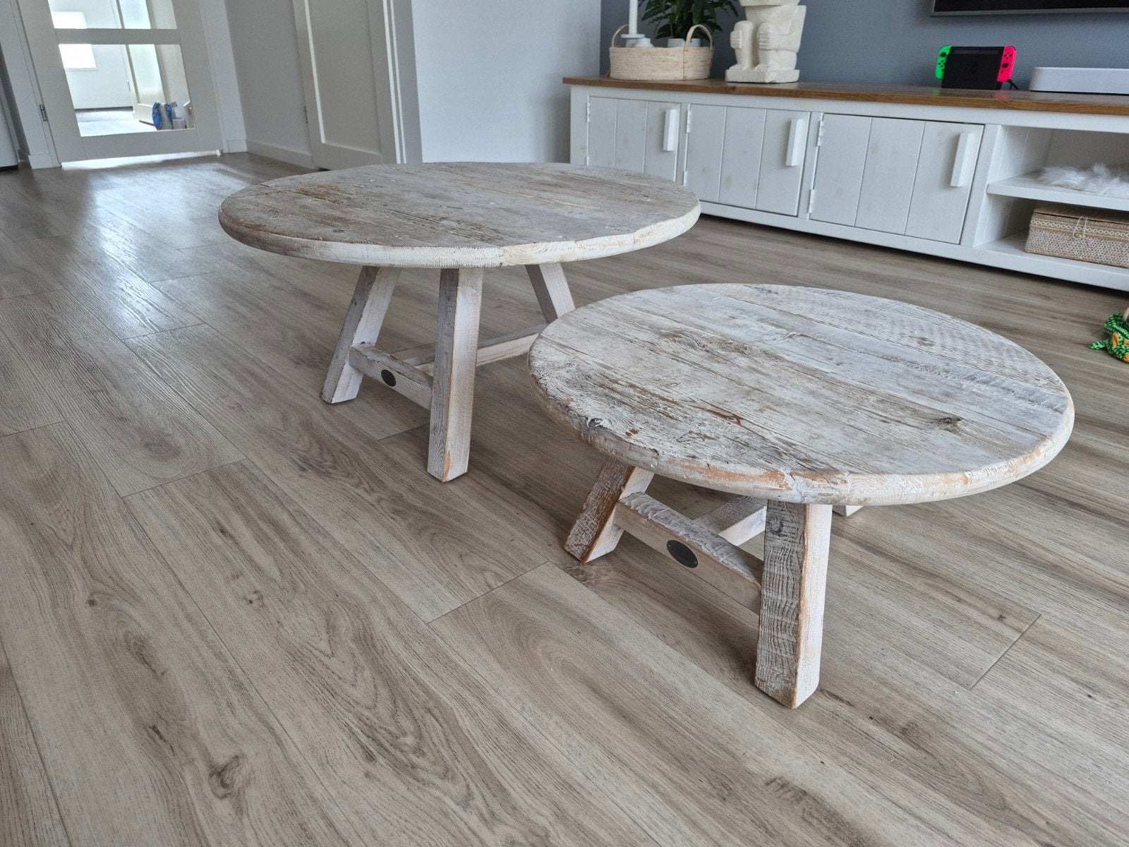 Riverdale salontafels, Ophalen, 50 tot 100 cm, Rond, 50 tot 100 cm