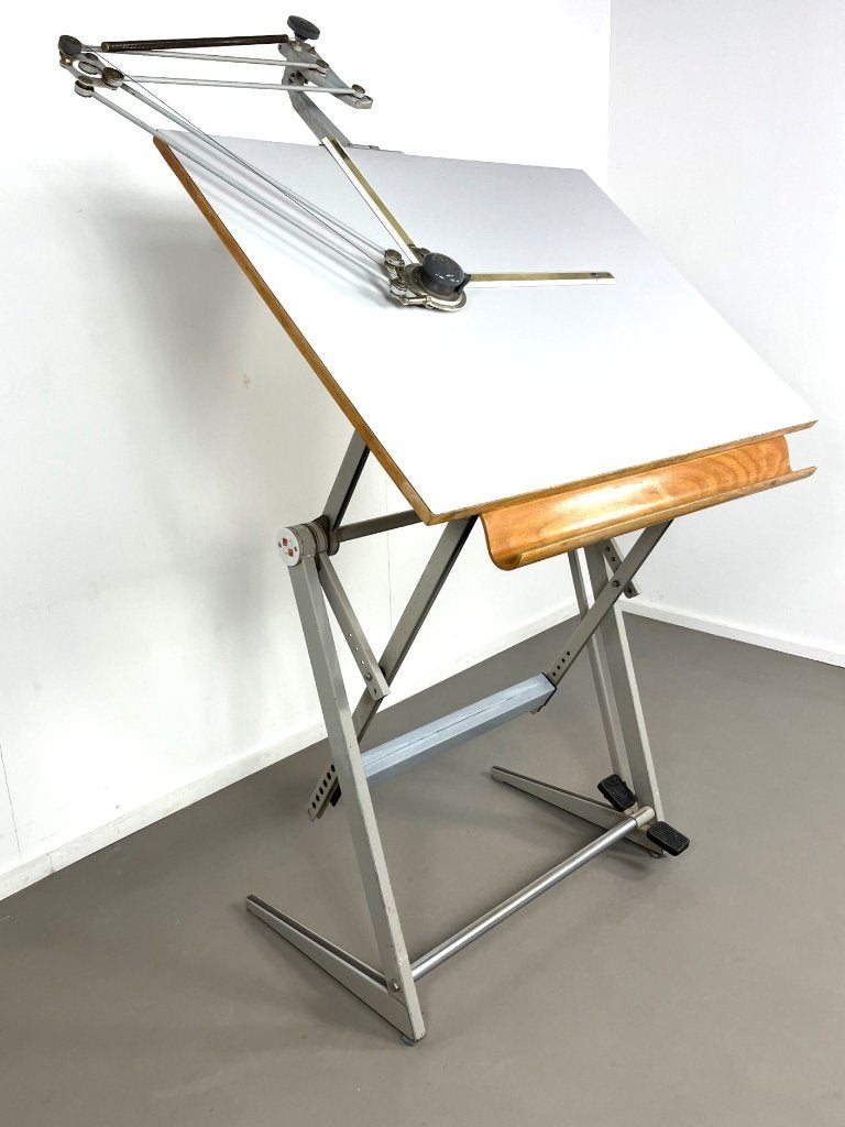 Tekentafel van Friso Kramer voor Ahrend/de Cirkel jaren 70, Ophalen, Gebruikt, Minder dan 130 cm