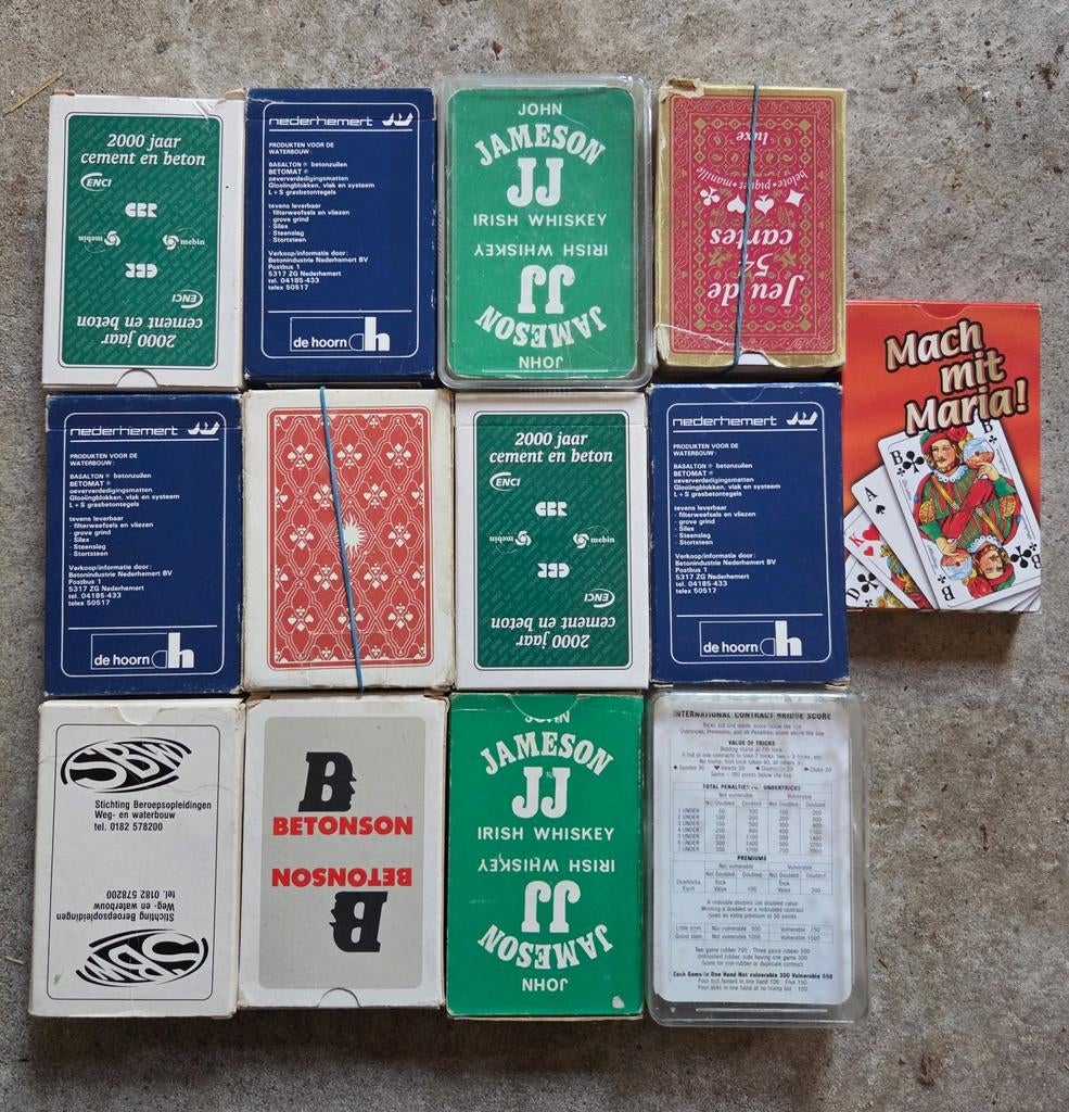 Verzameling spelkaarten speelkaarten, Ophalen of Verzenden, Gebruikt, Speelkaart(en)