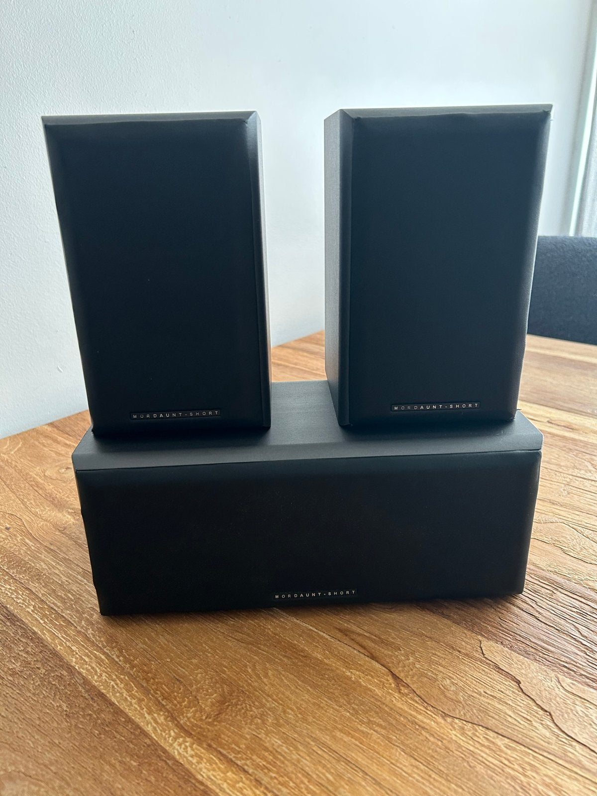 Mordaunt Short MS302 en MS304 Speakerset - Zo goed als nieuw, Speakerset, Ophalen of Verzenden, Zo goed als nieuw, Geschikt voor surround/home cinema