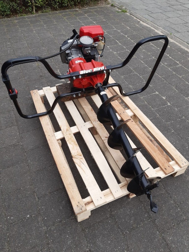 Grondboor 2 persoons 102cc 4.5PK Blue Bird zo goed als nieuw, Ophalen, Grondboor, Bedrijfsweg 1A Maasbommel, Zo goed als nieuw