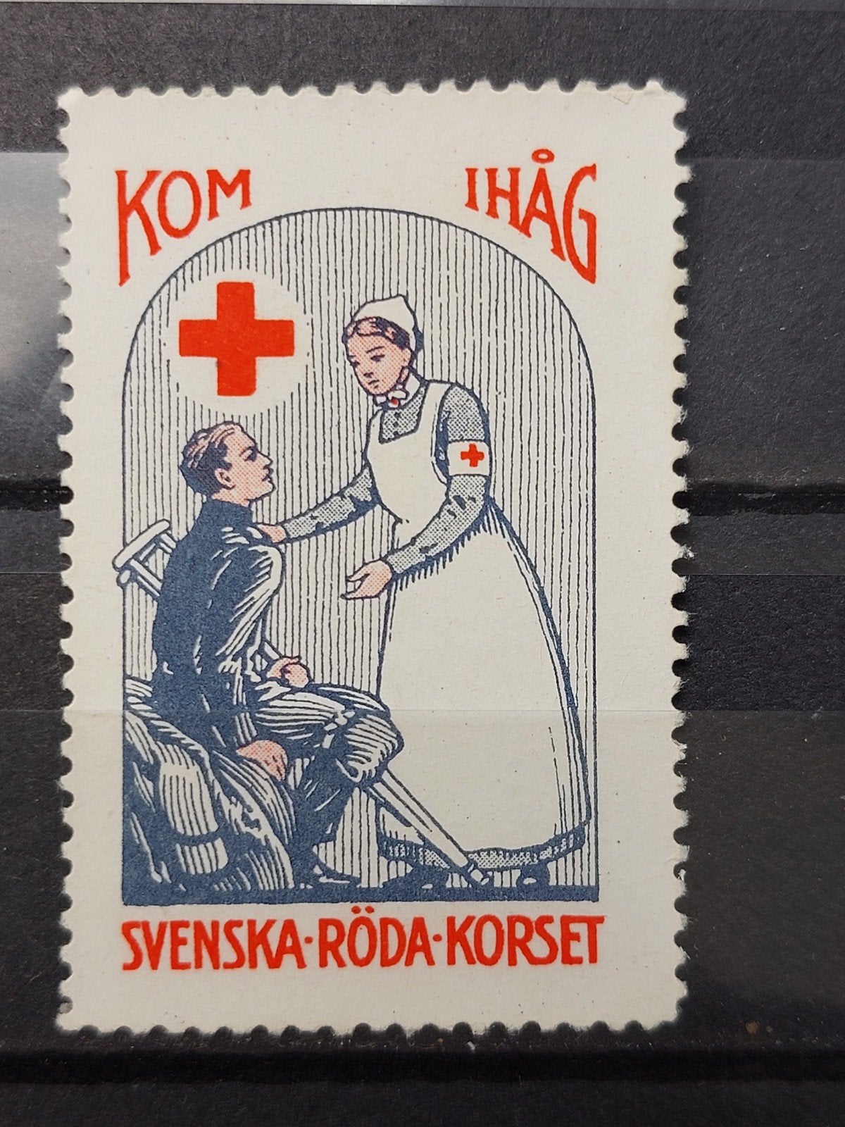 Zweden cinderella Rode Kruis  - 1917, Ophalen of Verzenden, Zweden