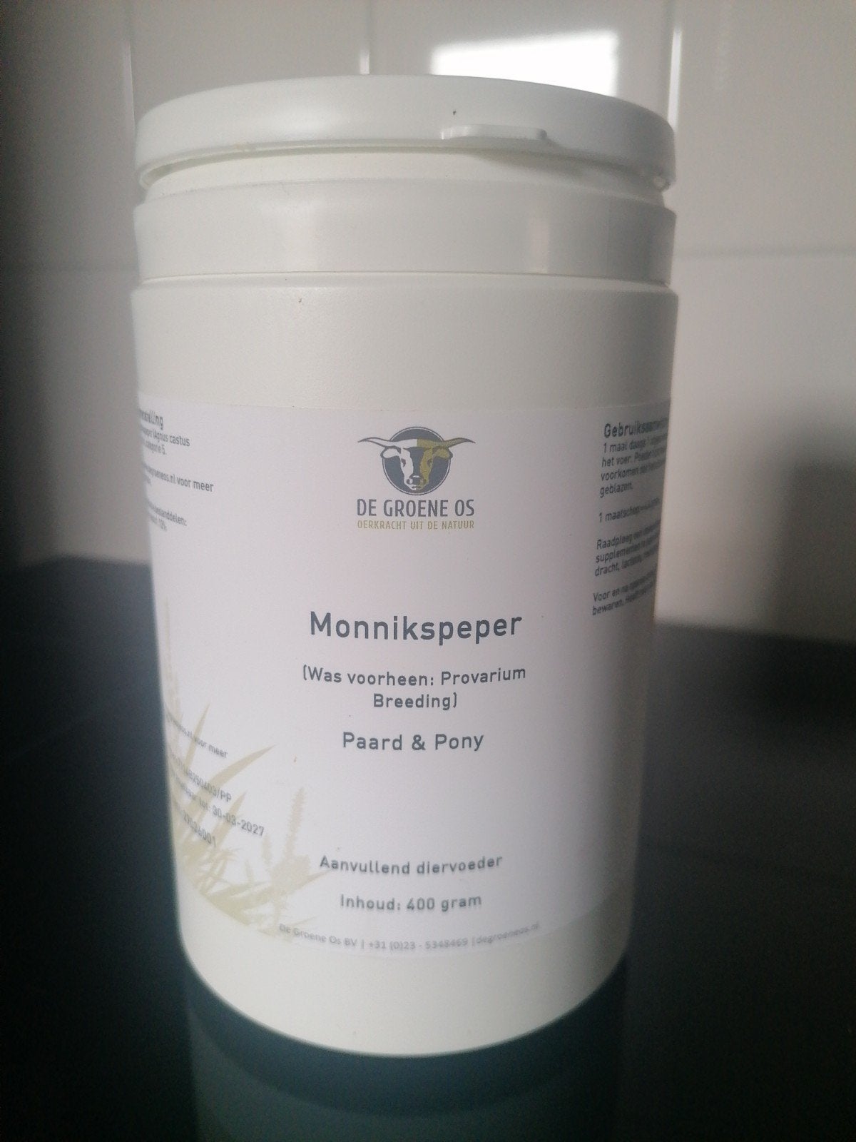 Monnikspeper Paard & Pony 400 gram, Dieren en Toebehoren, Ophalen of Verzenden, Nieuw