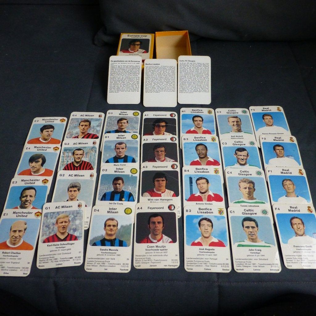 Kwartet Europa cup van Raaf, Verzamelen, Ophalen of Verzenden, Zo goed als nieuw, Kwartet(ten)