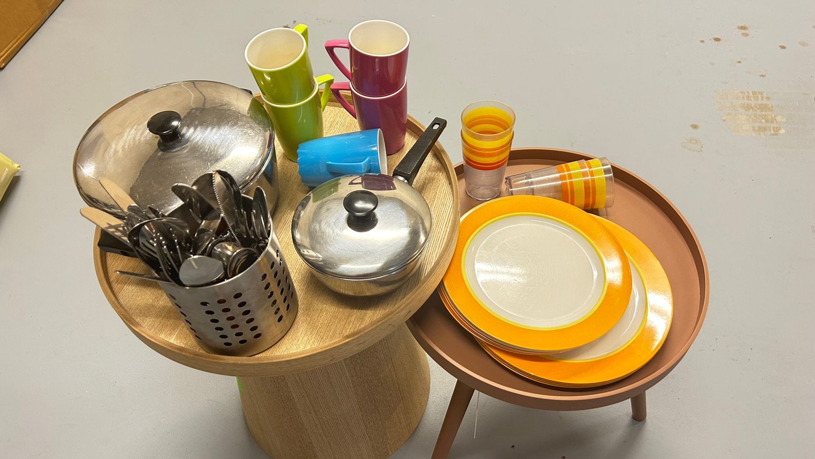 Camping servies, Ophalen of Verzenden, Gebruikt