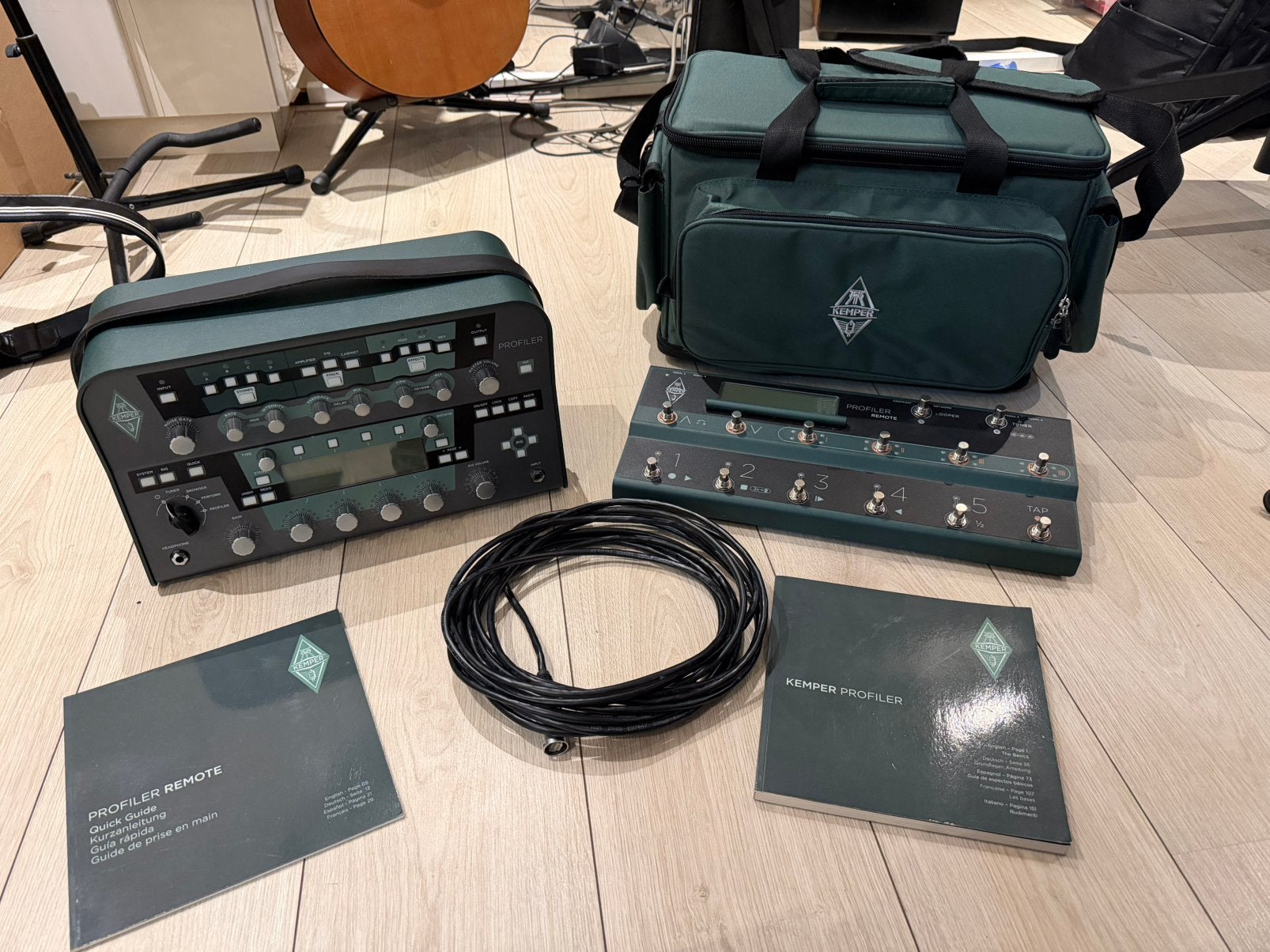 Kemper Profiler PowerHead met remote footswitch, Muziek en Instrumenten, Ophalen, Zo goed als nieuw, 100 watt of meer