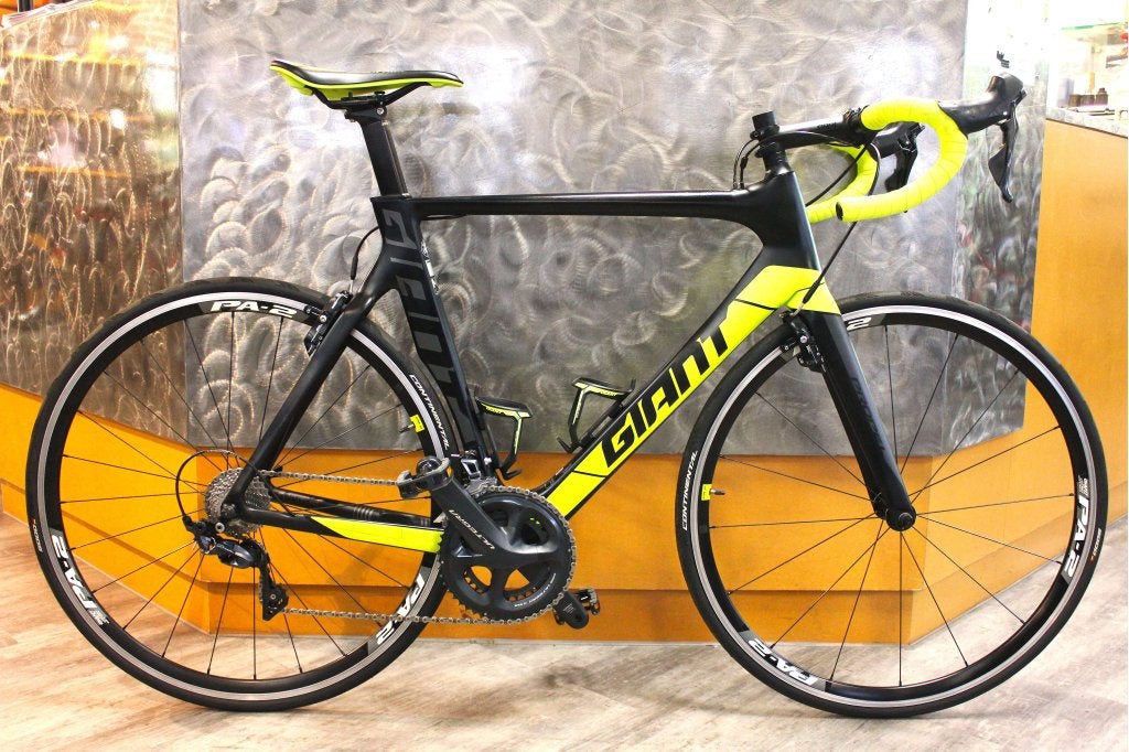 Zeer nette gebruikte Giant Propel Advencer carbon racefiets., 28 inch, Gebruikt, Carbon, Heren