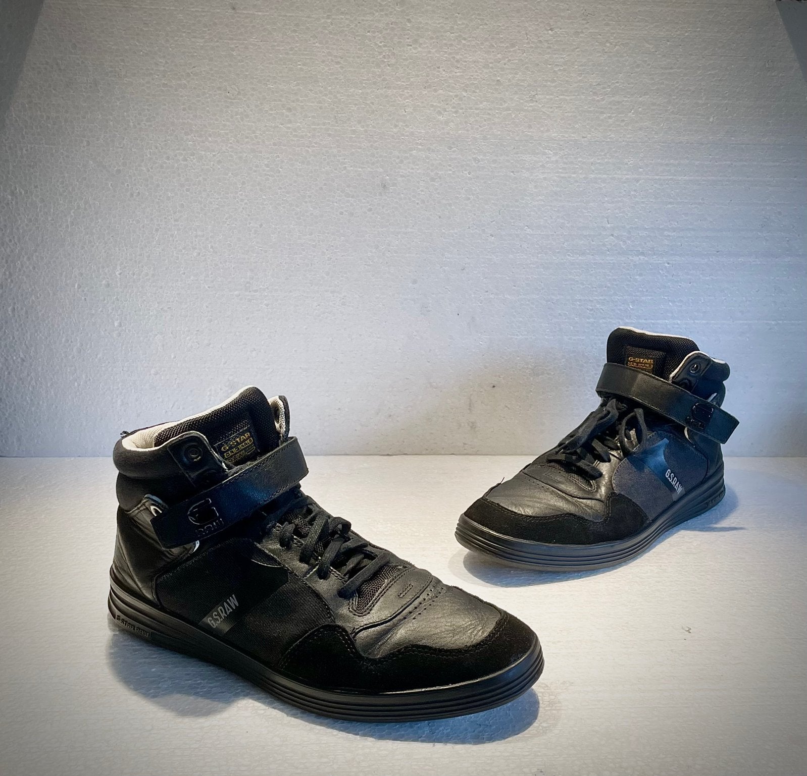 G Star Raw stoere sneakers schoenen zwart 43, Ophalen of Verzenden, Zwart, Veterschoenen