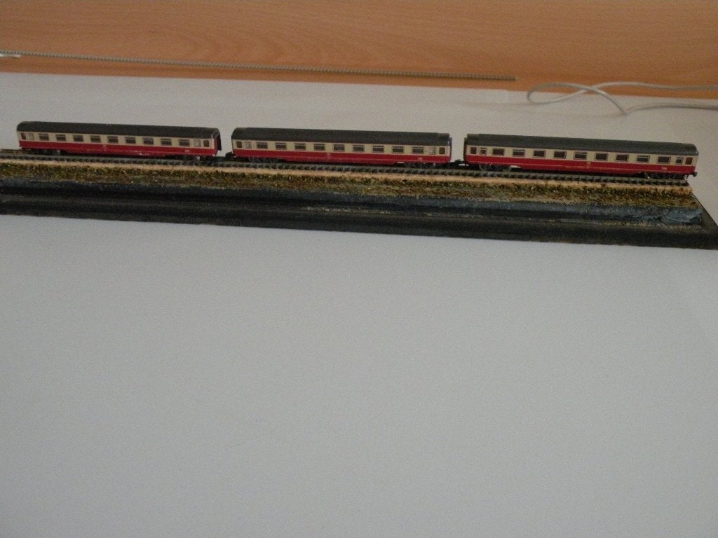 Marklin Z  T.E.E. Personen rijtiugen 3 stuks à €!2,-, Gebruikt, Gelijkstroom of Wisselstroom, Wagon, Ophalen of Verzenden