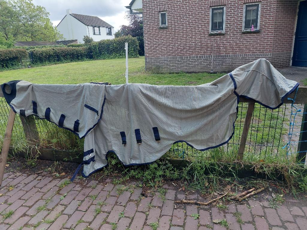 Vliegendeken 195, Dieren en Toebehoren, Ophalen of Verzenden, Zo goed als nieuw, Afneembare hals, Vliegendeken