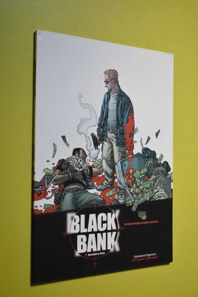 STRIP- Black Bank 2008- 1e druk- z.g.a.n.-, Eén stripboek, Ophalen of Verzenden, Zo goed als nieuw, J. Baeckes