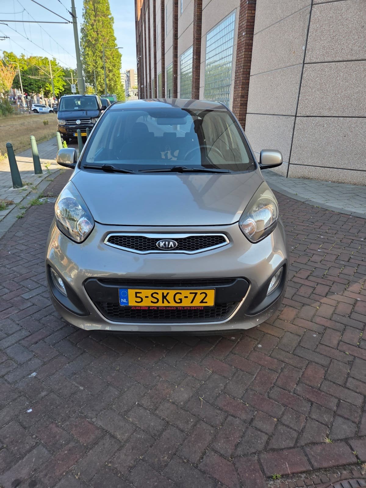Kia Picanto 1.0 Cvvt 5-DRS 2013 Grijs, Auto's, Voorwielaandrijving, 400 kg, Origineel Nederlands, 24 km/l