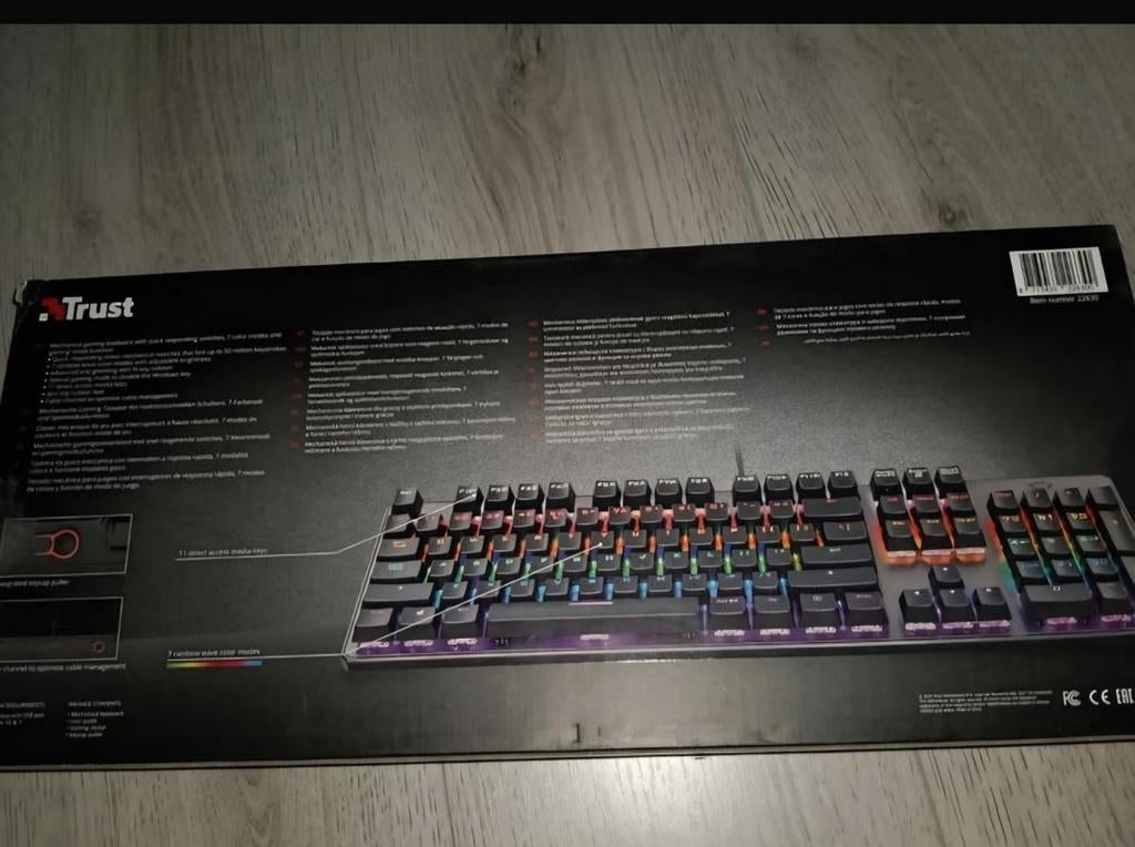 Trust gaming toetsenbord, Computers en Software, Moederborden, Ophalen, Zo goed als nieuw, Overige soorten