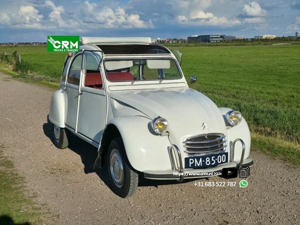 Citroën 2 CV, Auto's, 2CV, Wit, 17 pk, Hatchback