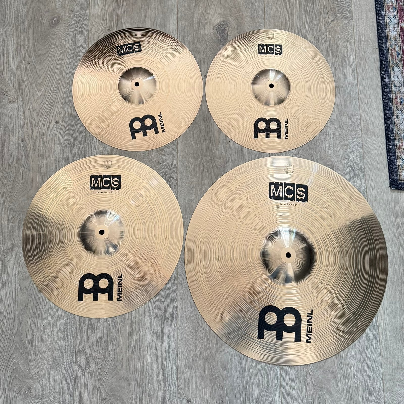 Meinl MCS Cymbal Set, Ophalen of Verzenden, Gebruikt, Overige merken
