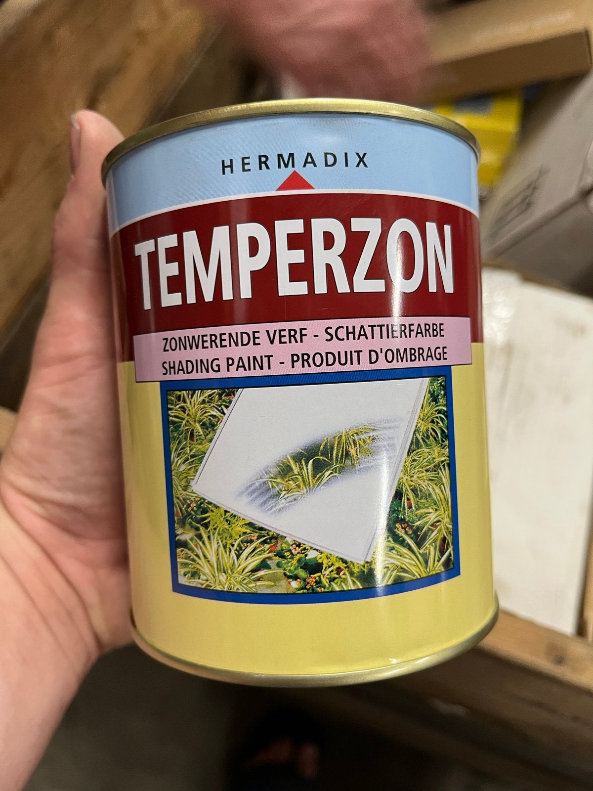 Temperson Zonwerende Verf - Hermadix Shading Paint, Wit, Nieuw, Ophalen of Verzenden, Verf