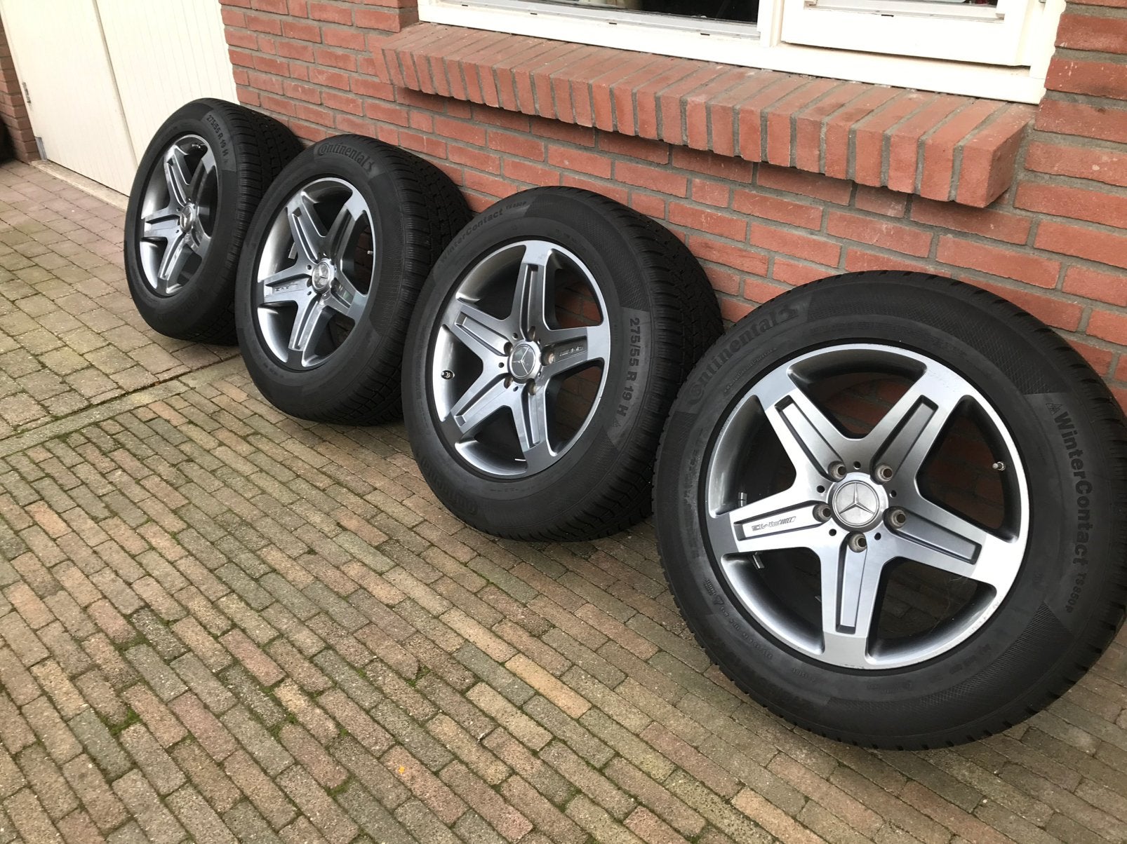 Mercedes G-Klasse W463 ,19 Inch Amg met Winterbanden, Auto-onderdelen, 19 inch, 275 mm, Banden en Velgen, Nieuw