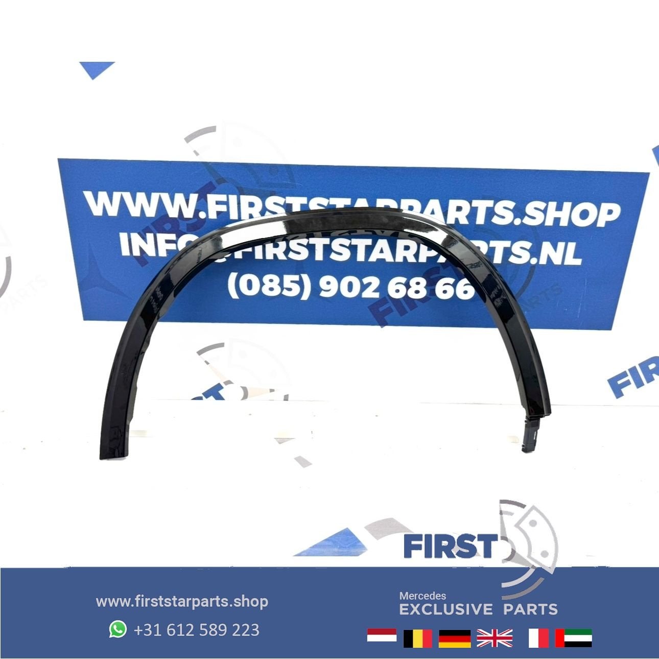 H247 GLA LIJST ZIJSCHERM STOOT RAND LINKS / RECHTS VOOR Merc, Gebruikt, -, Links, Ophalen of Verzenden