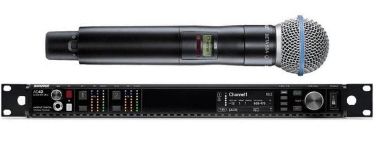 Shure axient met 1 handheld, Muziek en Instrumenten, Microfoons, Zo goed als nieuw, Zangmicrofoon, Draadloos, Ophalen of Verzenden