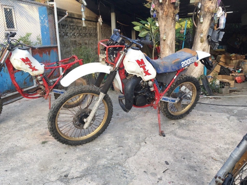Honda MTXR2/MD07  ( Bj 1985 ) Schadebrommers ., Fietsen en Brommers, Brommers | Schadebrommers, Honda, Maximaal 45 km/u, Verzenden