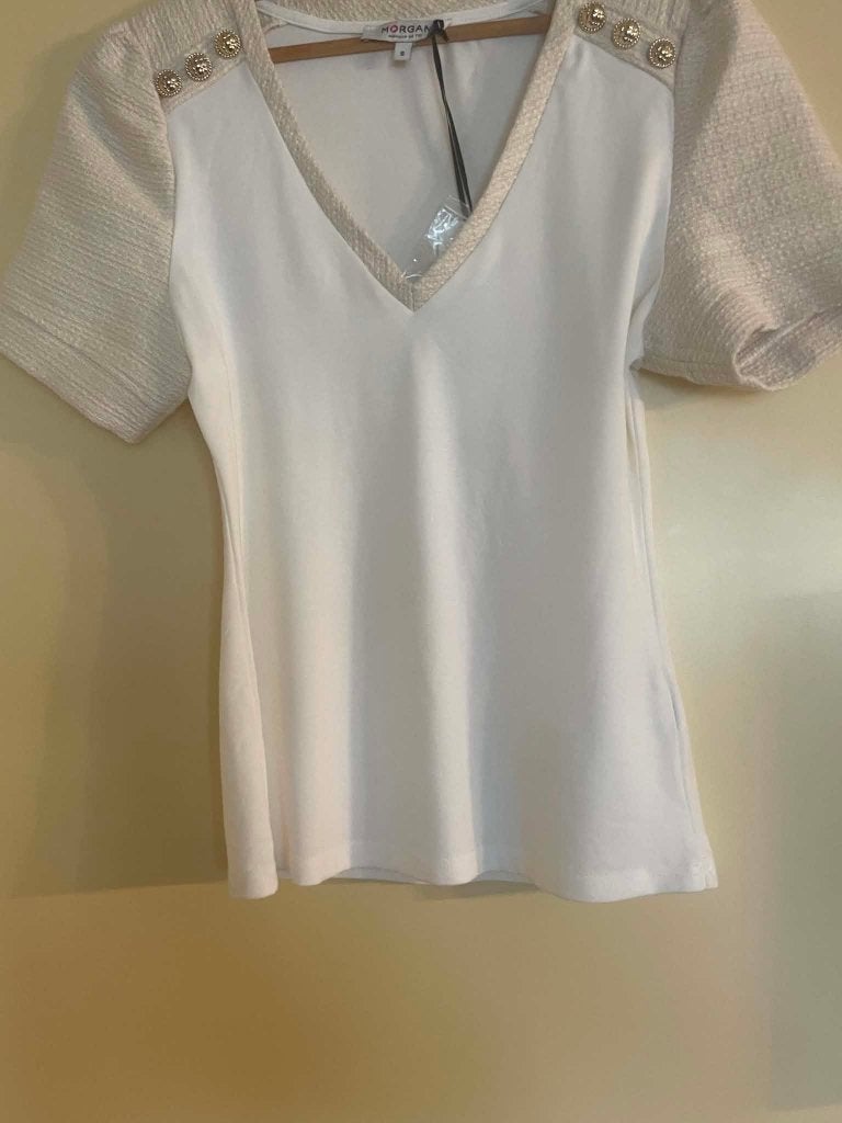 Blouse van Morgan, Kleding | Dames, Blouses en Tunieken, Maat 38/40 (M), Overige kleuren, Nieuw, Morgan