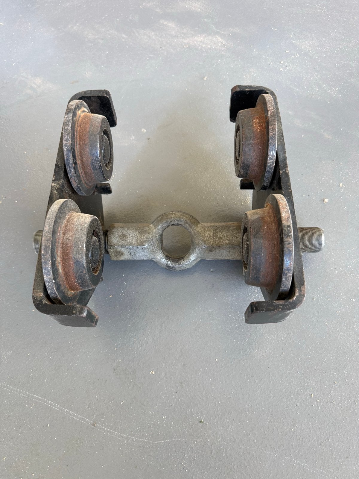 MITARI 2 Ton Loopkat Katrol Takel Trolley MLK-B-2000, Ophalen of Verzenden, Gebruikt, Handmatig