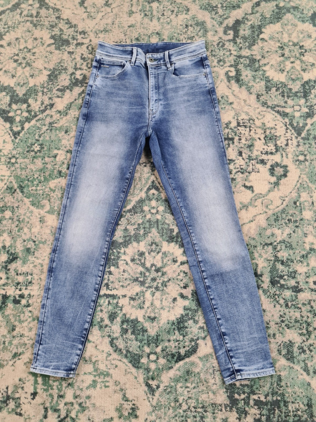 G-star kafey ultra high skinny W27 L28 Tulsi2728 High-rise, Blauw, Ophalen of Verzenden, W27 (confectie 34) of kleiner, G-STAR RAW