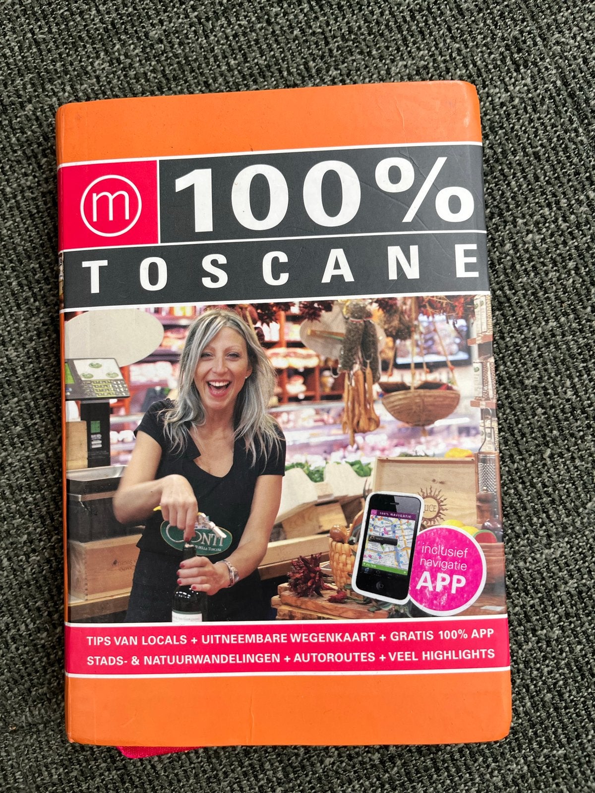 100% Toscane Reisgids - Inclusief kaart, Boeken, Overige merken, Europa, Ophalen of Verzenden, Zo goed als nieuw
