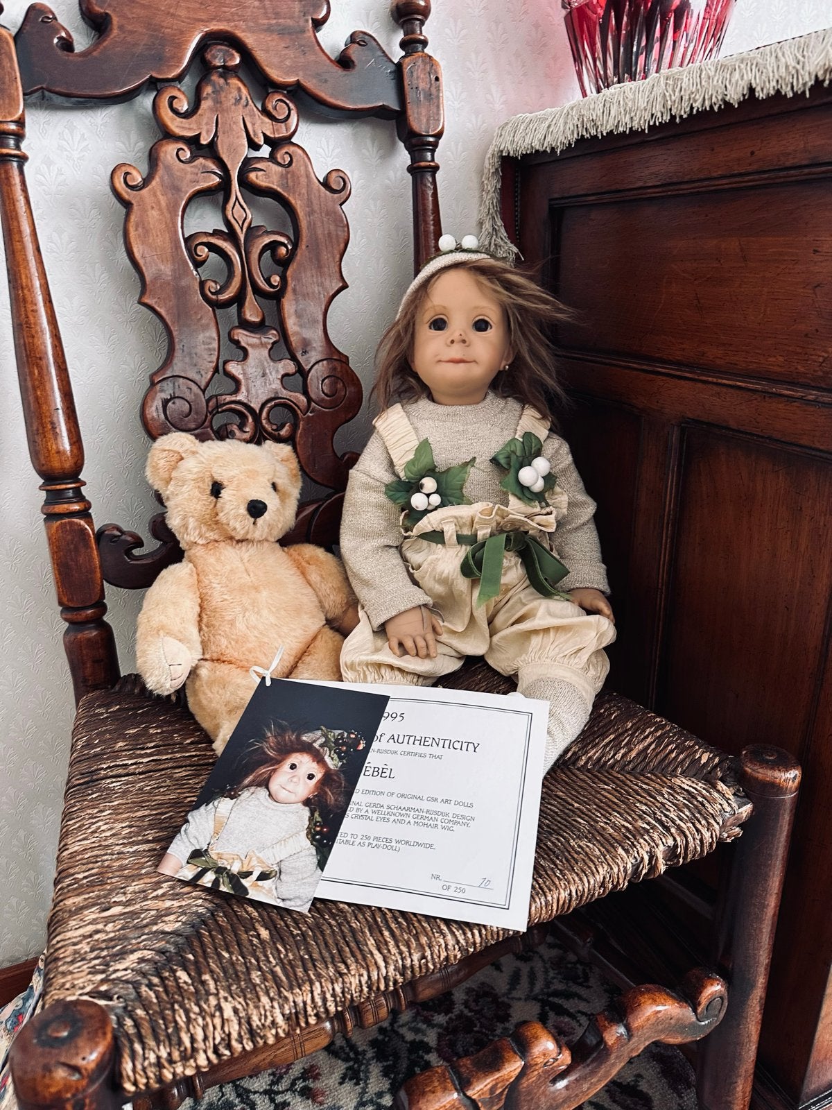 Unieke Reborn Pop 'Rebel' met Certificaat - Zo goed als nieu, Ophalen, Zo goed als nieuw, Pop, Levensecht of Reborn