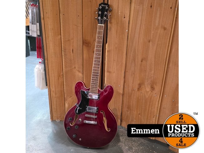 Hartwood Revival Linkshandige Semi-akoestisch | ZGAN, Flex Ltd., Zo goed als nieuw, https://flex.com/contact-us, Nobelstraat 10, 5807 GA Oostrum LB, Limburg, Nederland
