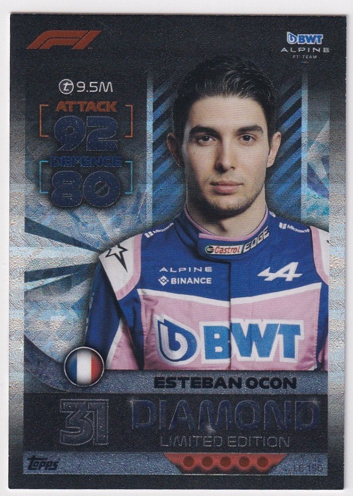 Esteban Ocon Diamond Limited Edition #LE15D, Verzenden, Nieuw, Formule 1